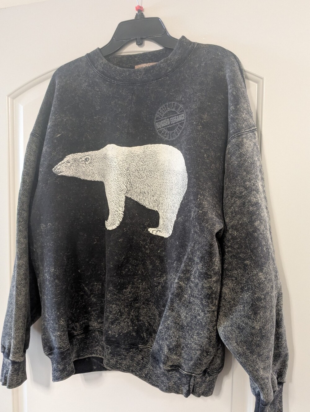 Vintage SDI “Rugged Elegance” polar bear crewneck — tag size XL